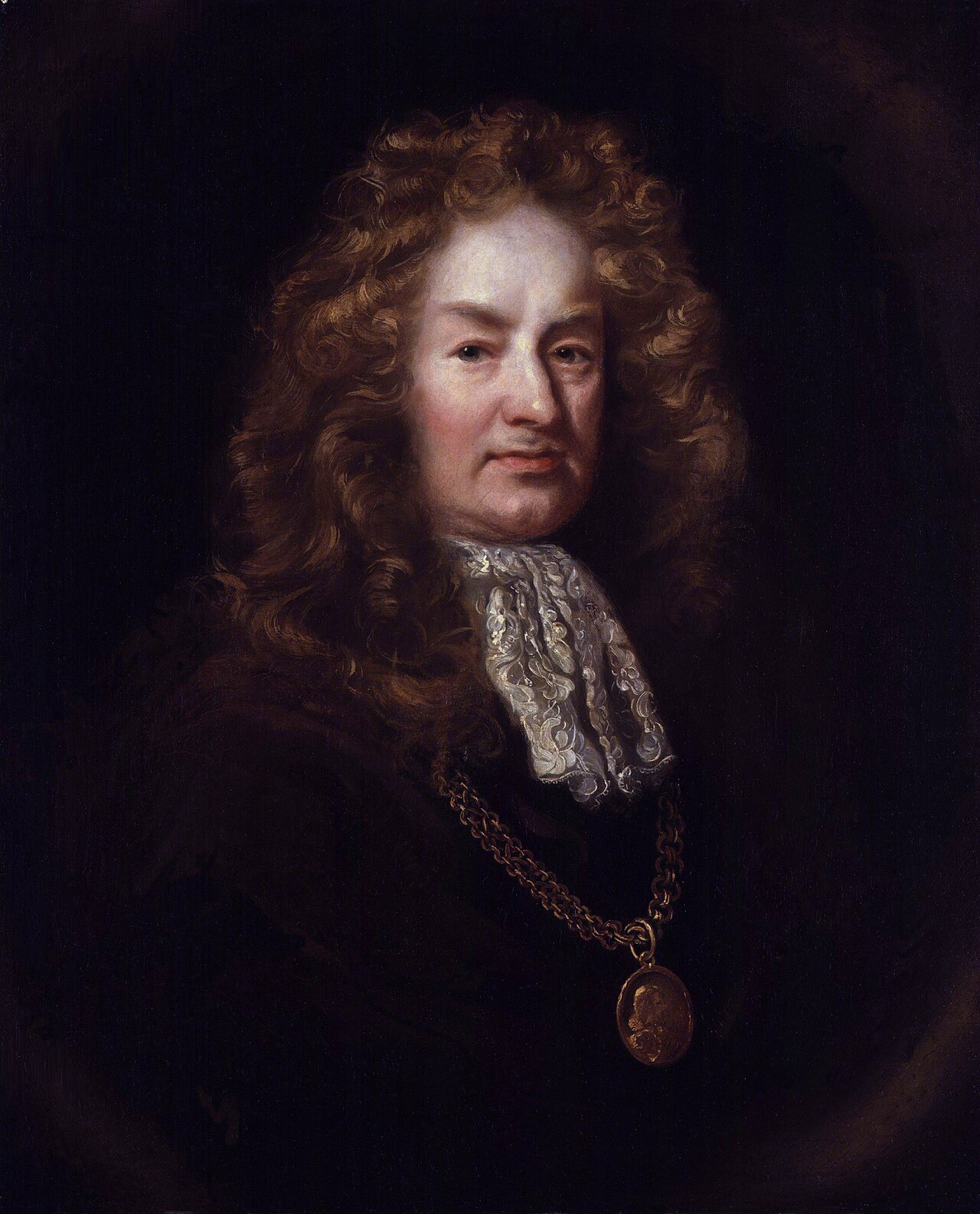 Elias Ashmole, portrait after John Riley