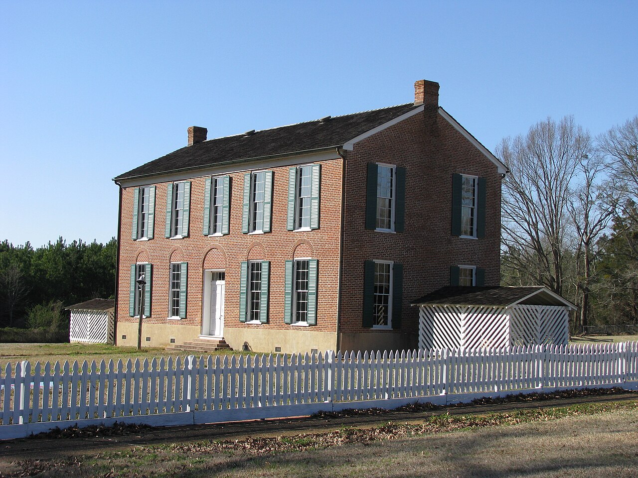 The Little Red Schoolhouse in Holmes County, Mississippi