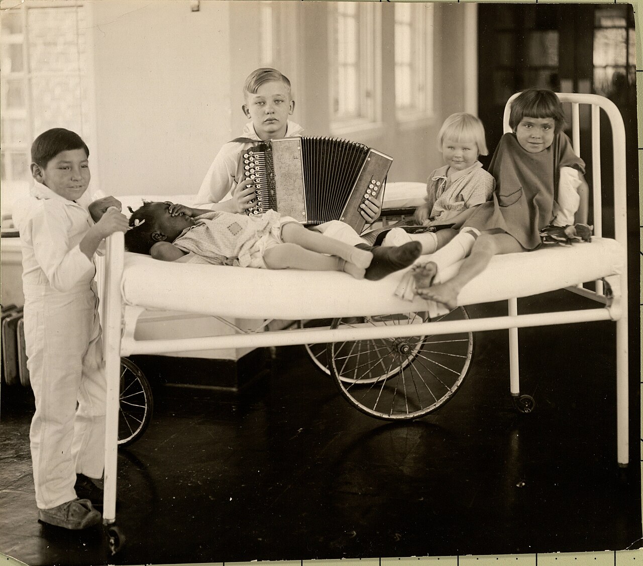 Children at a Shriners Hospital — a Masonic philanthropy serving children regardless of family ability to pay