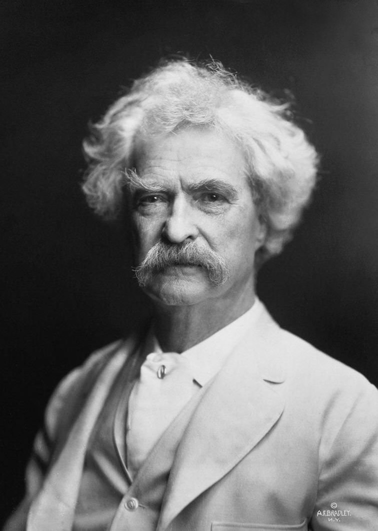 Portrait of Mark Twain (Samuel L. Clemens)