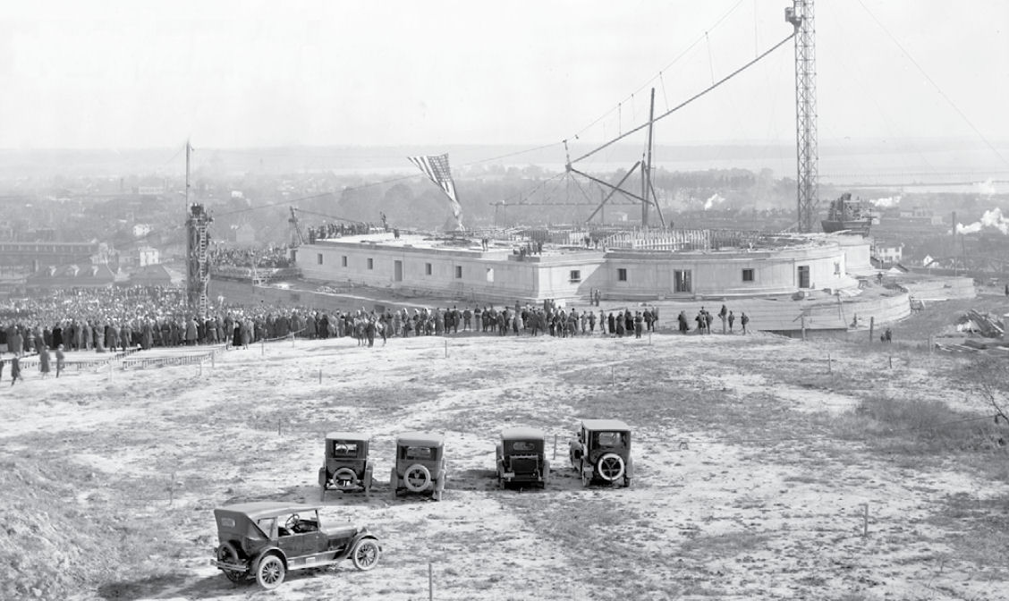 Laying of the cornerstone of the George Washington Masonic Memorial, November 1, 1923