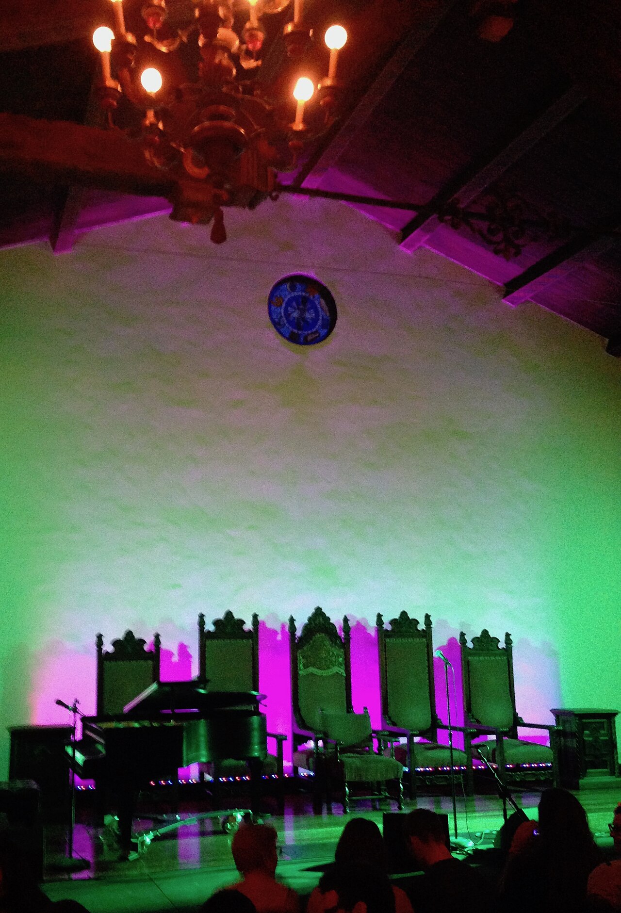Historic Masonic Lodge interior