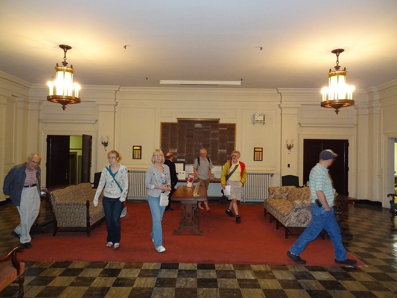 Masonic Temple lobby