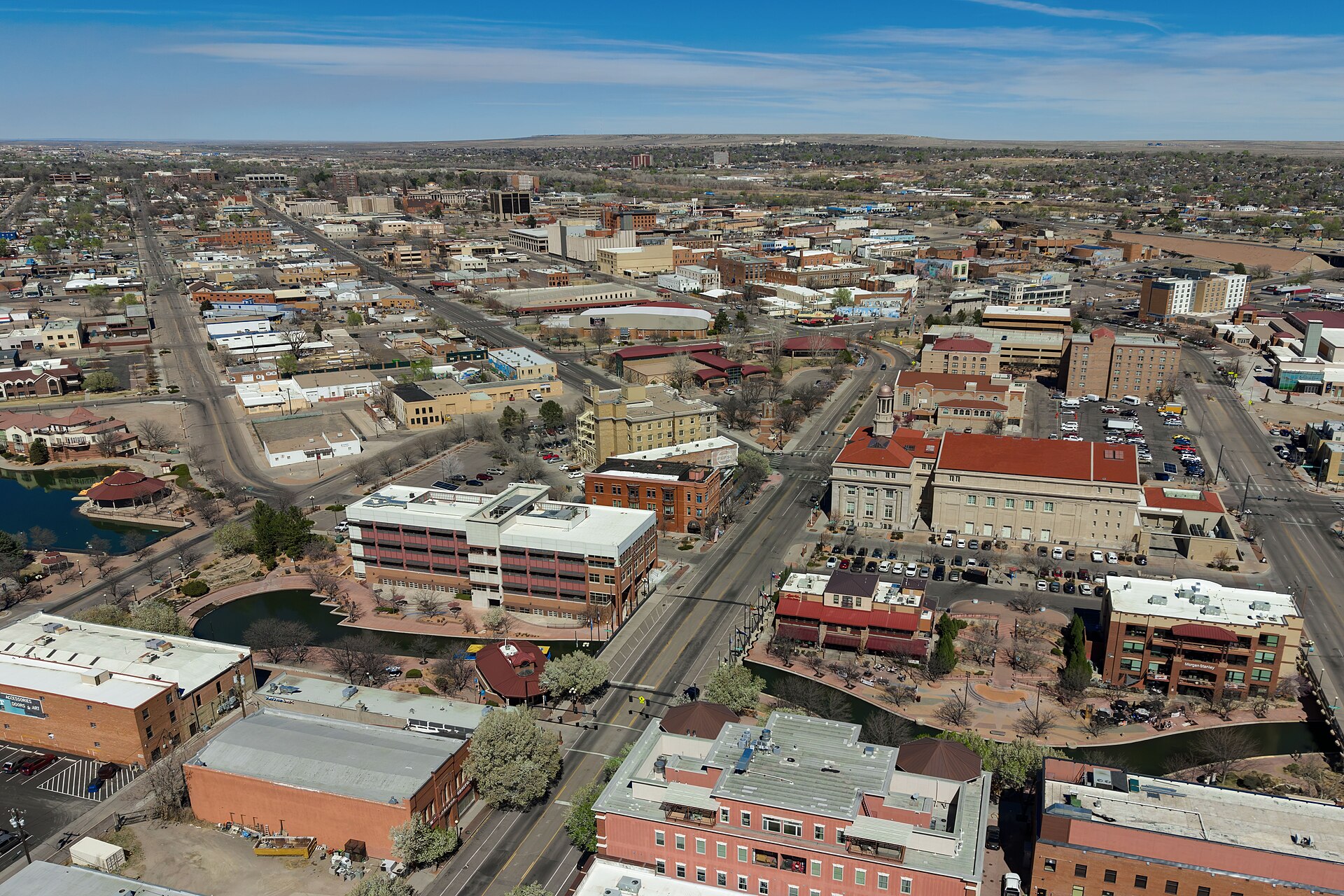 Pueblo, Colorado from above