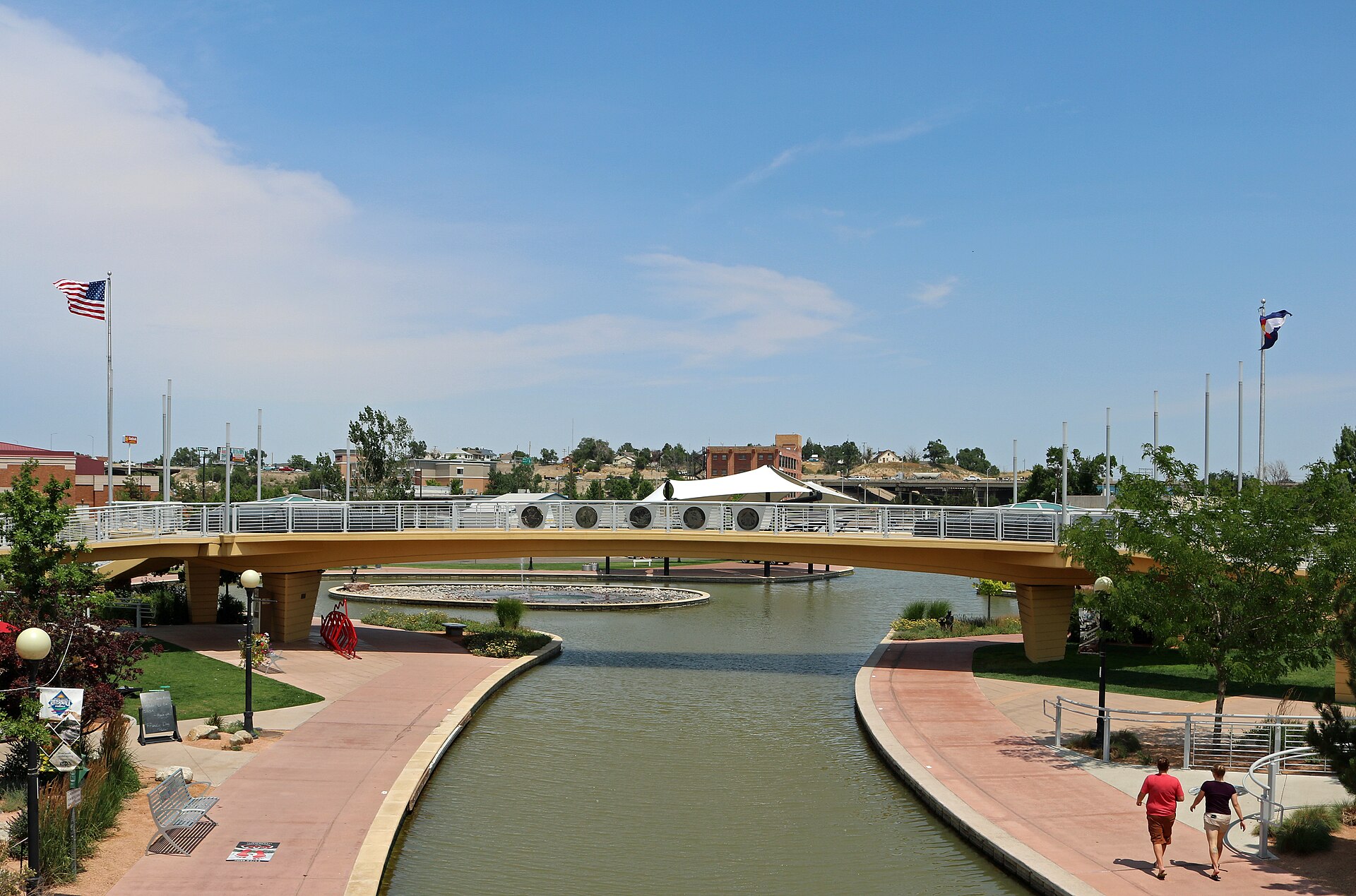 Veterans' Bridge over the Arkansas River, Pueblo
